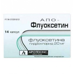 Апо-Флуоксетин капс. 20 мг 14 шт.
