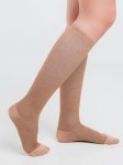 Гольфы компрессионные женские, Эласма р. 3 арт. С-505 2 класс компрессии на хлопковой основе бежевые