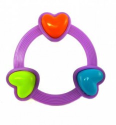 Игрушка-погремушка Пома сердечки
