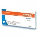 Эпокрин, раствор для внутривенного и подкожного введения 1000 МЕ/мл 1000 МЕ 1 мл 10 шт ампулы