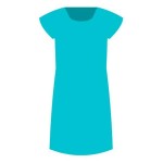 Рубашка для роженицы нестерильная, 1 шт 25 г/м2 110 см СМС 25 белый/голубой инд. упак.