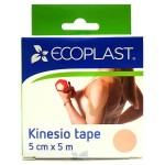Кинезио тейп, Ecoplast (Экопласт) р. 5смх5м 1 шт бежевый