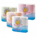 Туалетная бумага, 4 шт Русалочка двухслойная зеленая