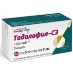 Тадалафил-СЗ, таблетки покрытые оболочкой пленочной 5 мг 60 шт