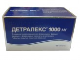 Детралекс, табл. п/о пленочной 1000 мг №60