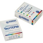 Термоиндикатор одноразовый, 2 шт ТестТЕРМ для контроля холодовой цепи с журналом