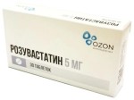 Розувастатин, таблетки покрытые пленочной оболочкой 5 мг 30 шт