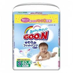 Подгузники-трусики 62 шт. Goon 5-9 кг р. s